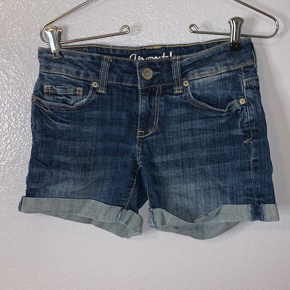 Aeropostale boyfriend denim jean shorts